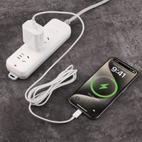PACK CHARGEUR SECTEUR UNIVERSEL + CABLE USB-C VERS USB-C- 2 mètres