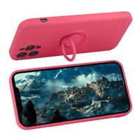 COQUE SILICONE AVEC ANNEAU MAGNETIQUE