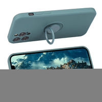 COQUE SILICONE AVEC ANNEAU MAGNETIQUE