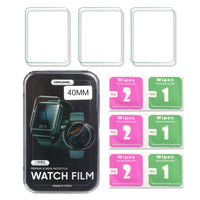 PACK DE 3 PROTECTIONS POUR APPLE WATCH 40 mm