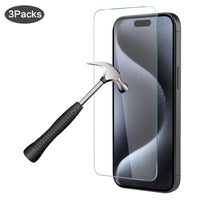 PACK DE 3 VERRES TREMPES IPHONE 15 PRO MAX