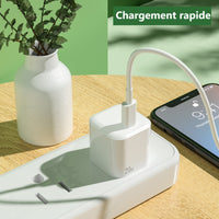 Chargeur Secteur Rapide 20W Type-C