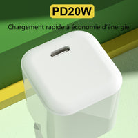 Chargeur Secteur Rapide 20W Type-C