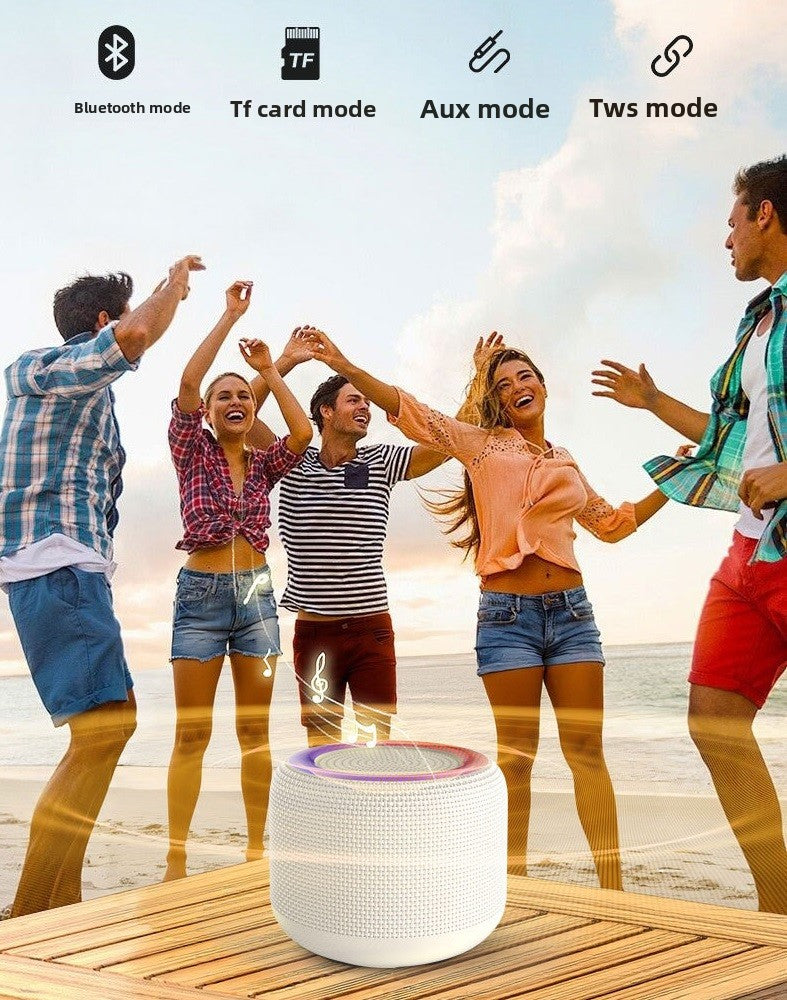 Enceinte Bluetooth Portable avec LED & Basses Puissantes