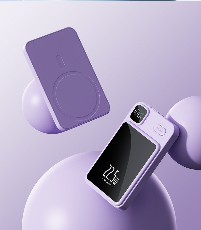 POWER BANK 10000 mAh AVEC ECRAN LED MAGSAFE