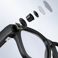 Lunettes Connectées AI avec Caméra 8MP & Audio Bluetooth