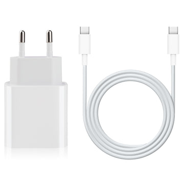 PACK CHARGEUR SECTEUR UNIVERSEL + CABLE USB-C VERS USB-C- 2 mètres