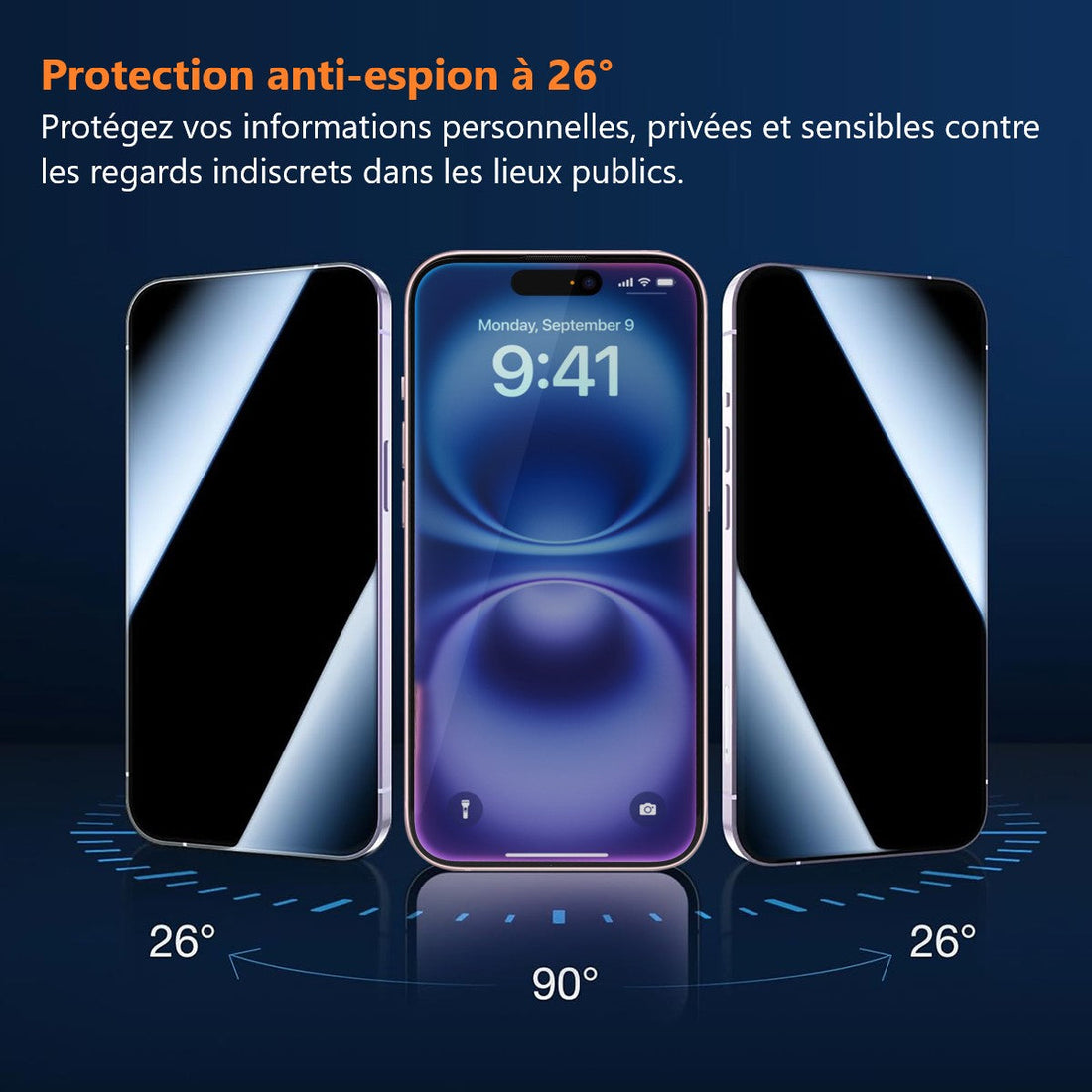 Film de Protection en Verre Trempé Platyne pour iPhone 15PRO - Anti-Poussière, Sans Bulles et Haute Résistance