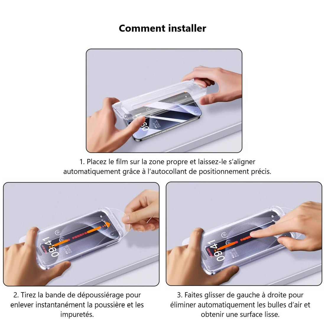 Film de Protection en Verre Trempé Platyne pour iPhone 17AIR - Anti-Poussière, Sans Bulles et Haute Résistance
