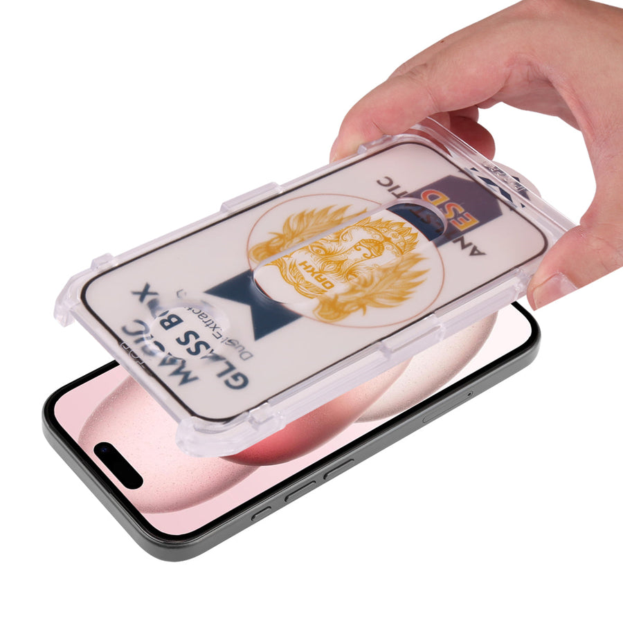 Film de Protection en Verre Trempé Platyne pour iPhone 15 - Anti-Poussière, Sans Bulles et Haute Résistance