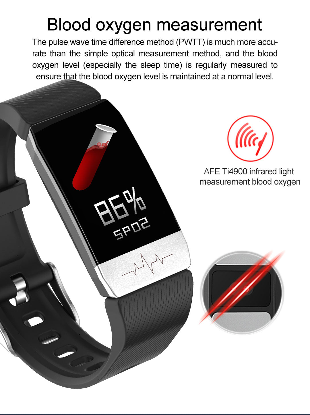 MONTRE BLUETOOTH MULTI-SPORT COMPATIBLE iOS&ANDROID NOIR