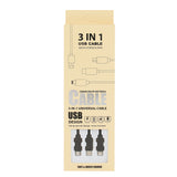 3-in-1-Kabel (Lightning/Micro-USB/USB-C)