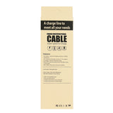 3-in-1-Kabel (Lightning/Micro-USB/USB-C)