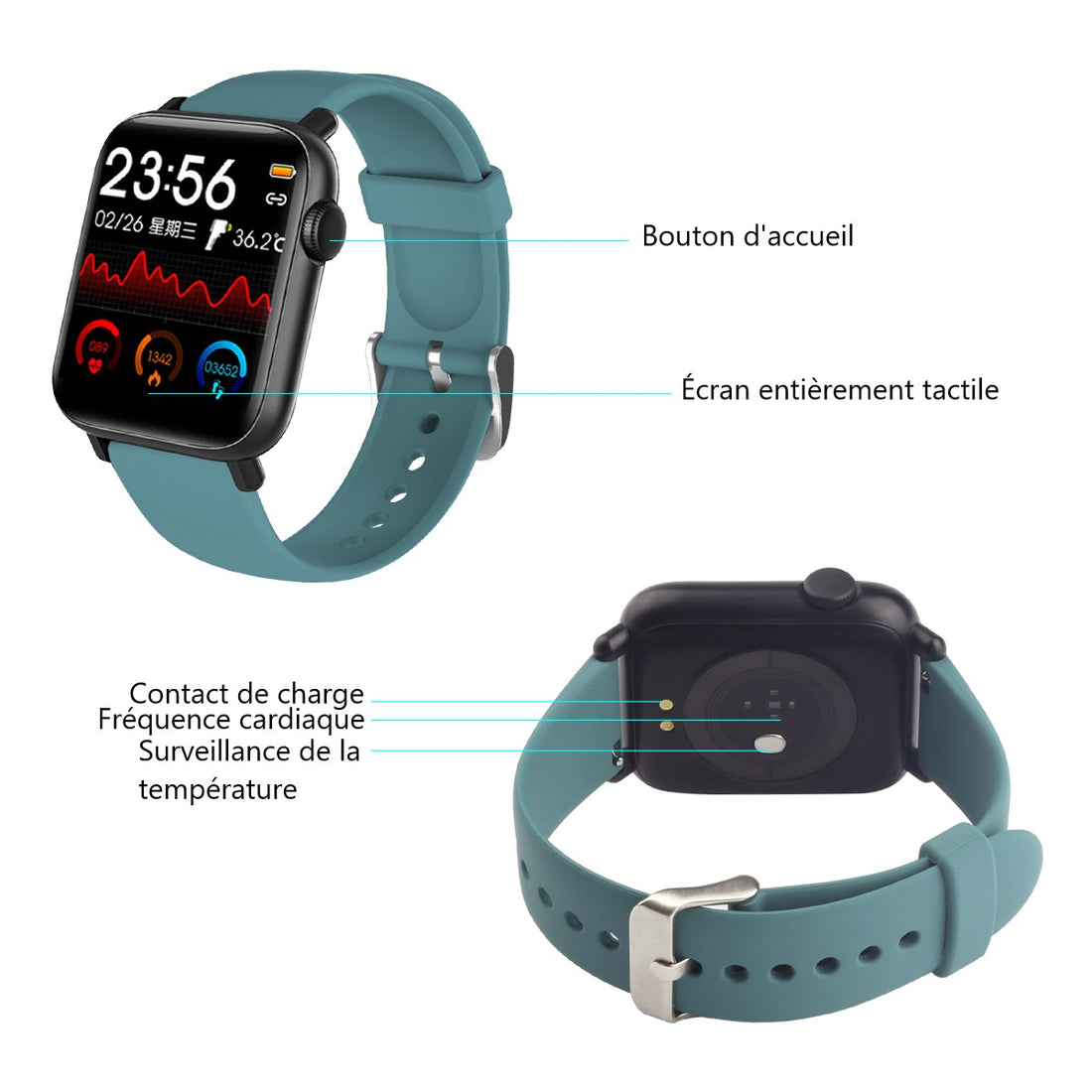 MONTRE GPS BLUETOOTH MULTIFONCTIONS